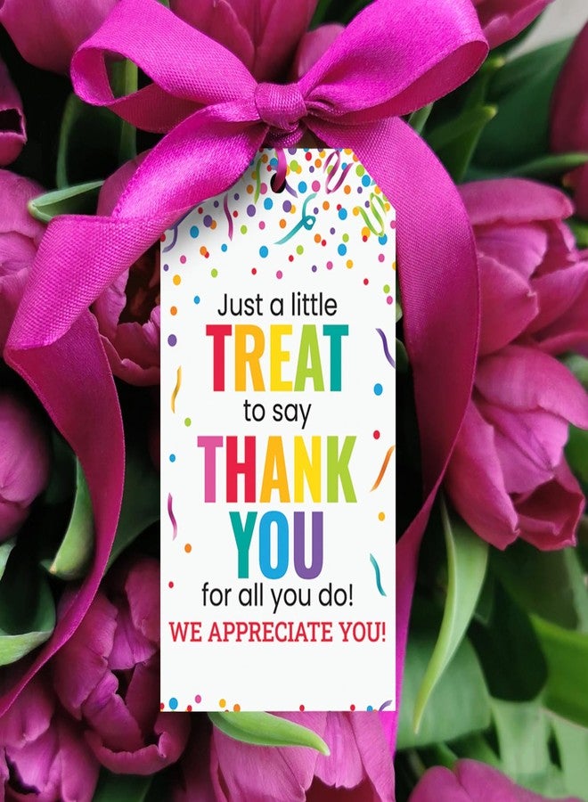 Pink Pixie Studio Appreciation Thank You Gift Tags, Pack of 25 Hang Labels, Favor Tags for Employees, Volunteers, Teachers, Secretary, Friends, Made in The USA - Image 3